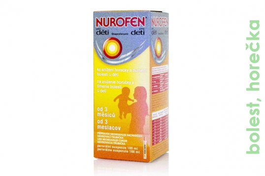 Nurofen pro děti por.sus.1x100ml pomeranč